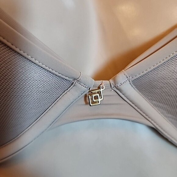 Third Love Bra 32D 1/2 Classic Contour Plunge Bra Nude Underwire Padded Push Up - Picture 2 of 4